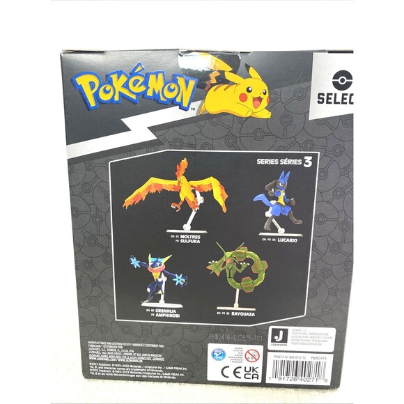 Pokemon Articulated Battle Figure MOLTRES 6" Select 2022 Series 3 Yellow - Picture 10 of 11